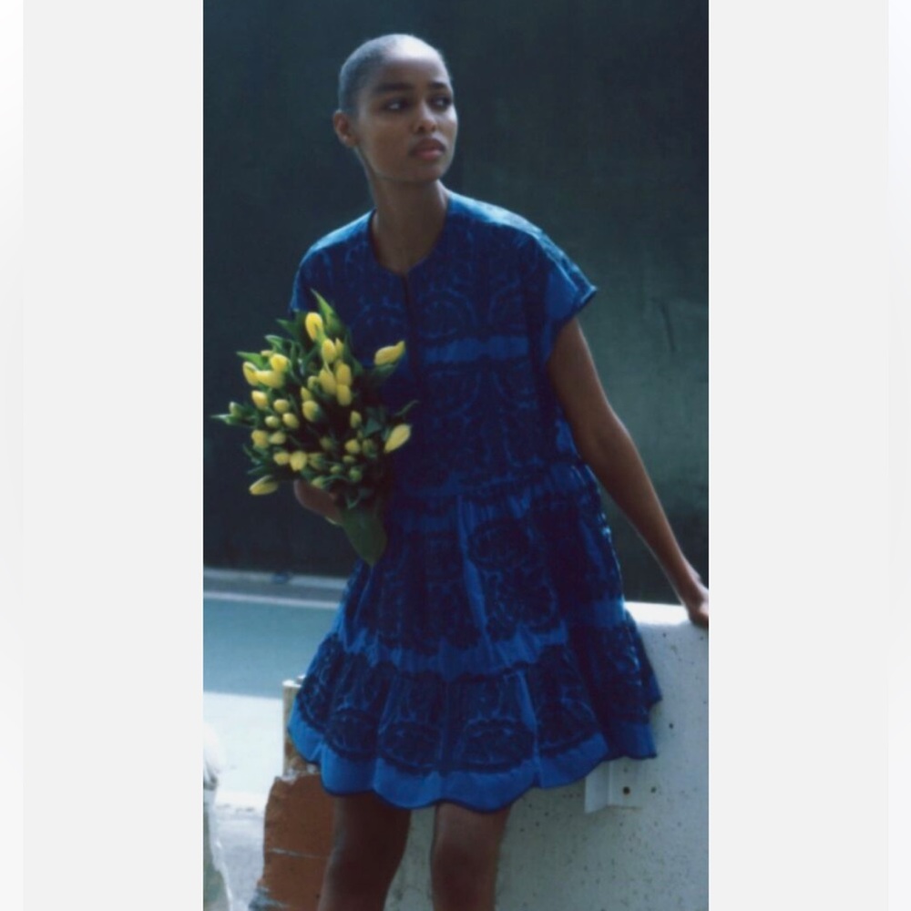 Zara Blue Mini Dress